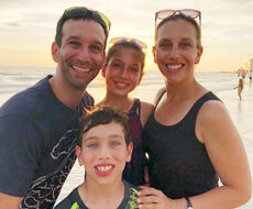 Holly Schwartz and family